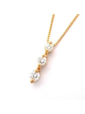 Trilogy 18K Rose Gold Diamond Necklace #298267T85B